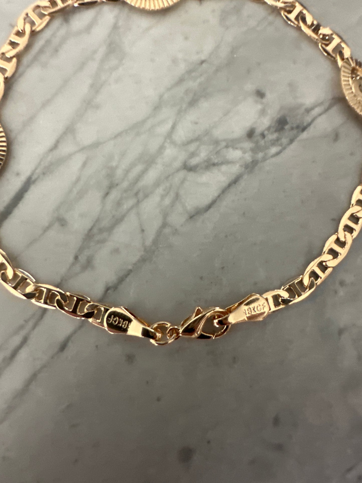 Evil Eye Accent Bracelet Gold