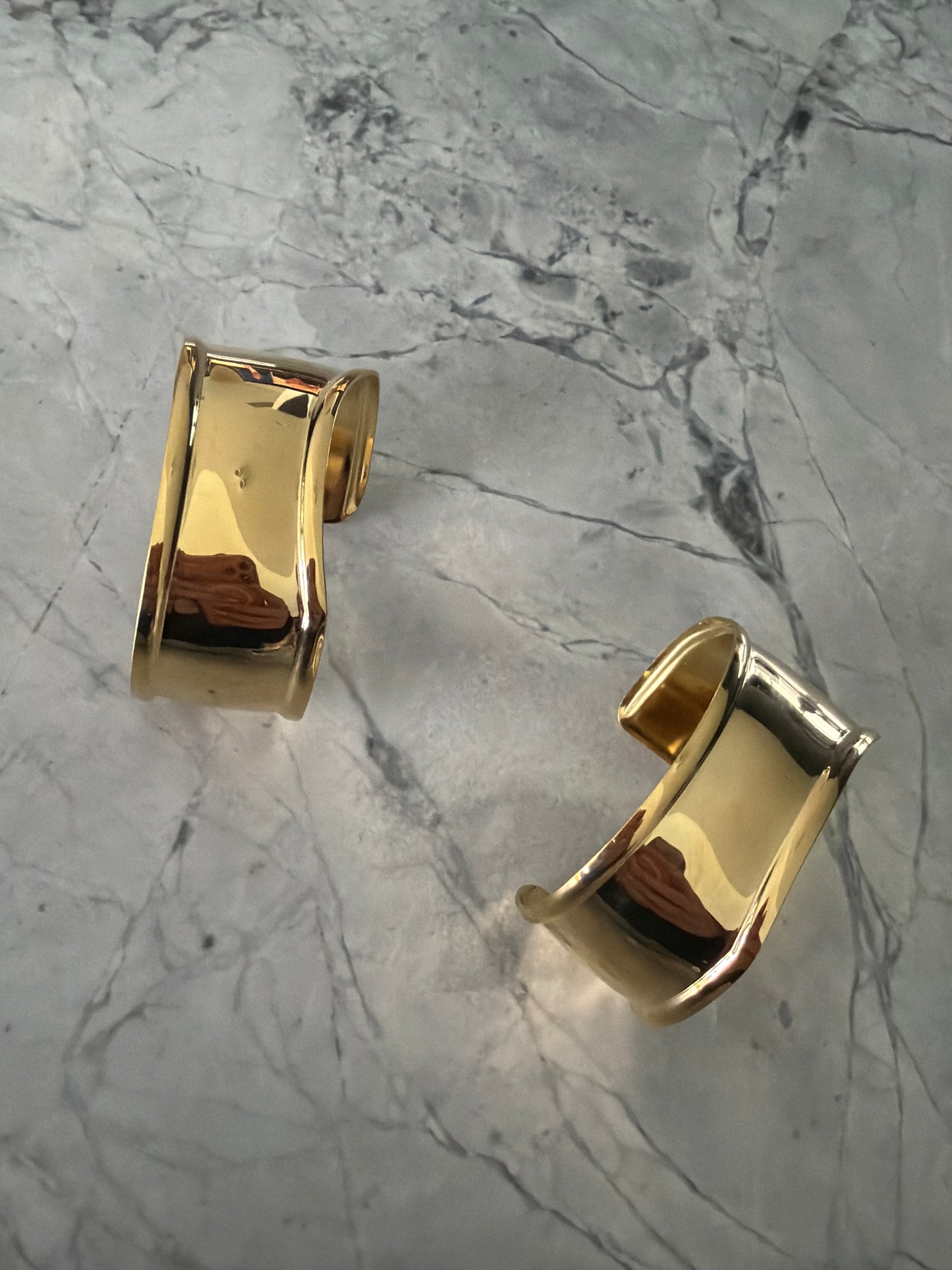 Regina Open Cuff Set | 18k Gold-Coated
