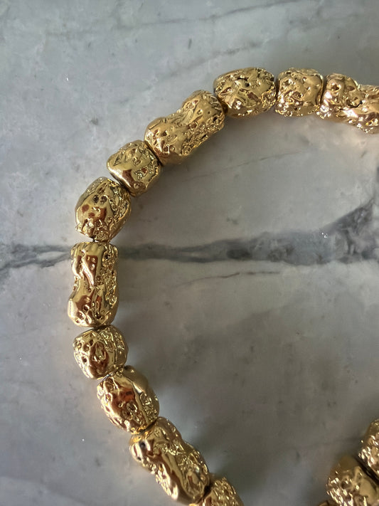 Cabo 24k lava bead bracelets