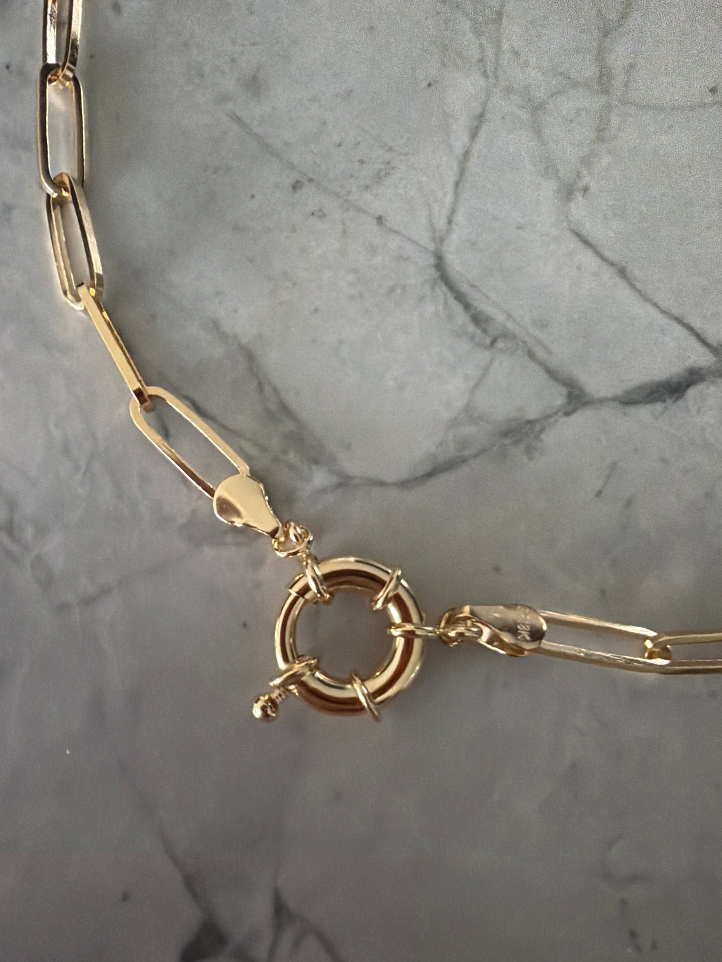 Jacqueline Lee Jewellery | Anna Paperclips Necklace 18k Gold Filled