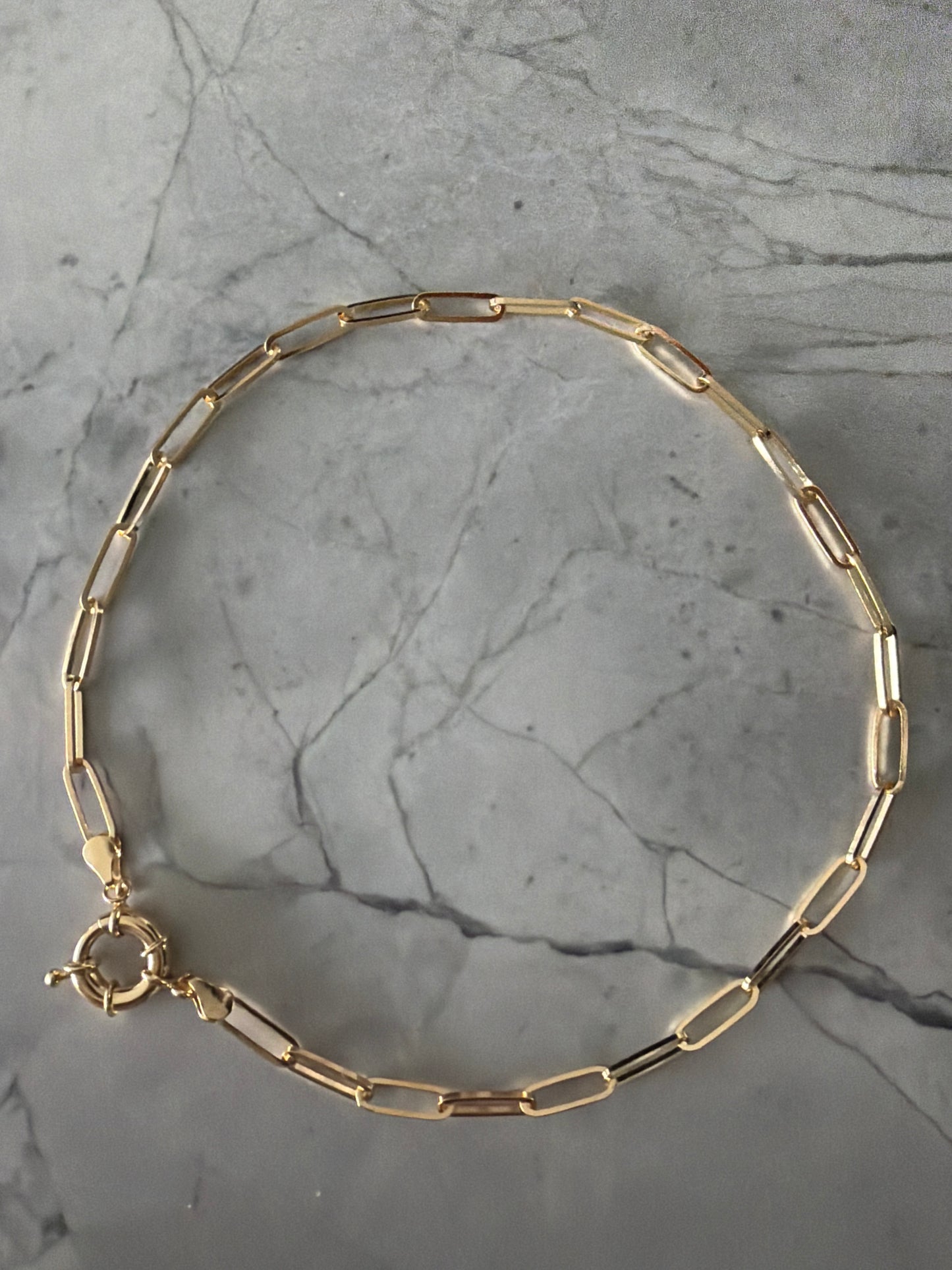 Jacqueline Lee Jewellery | Anna Paperclips Necklace 18k Gold Filled