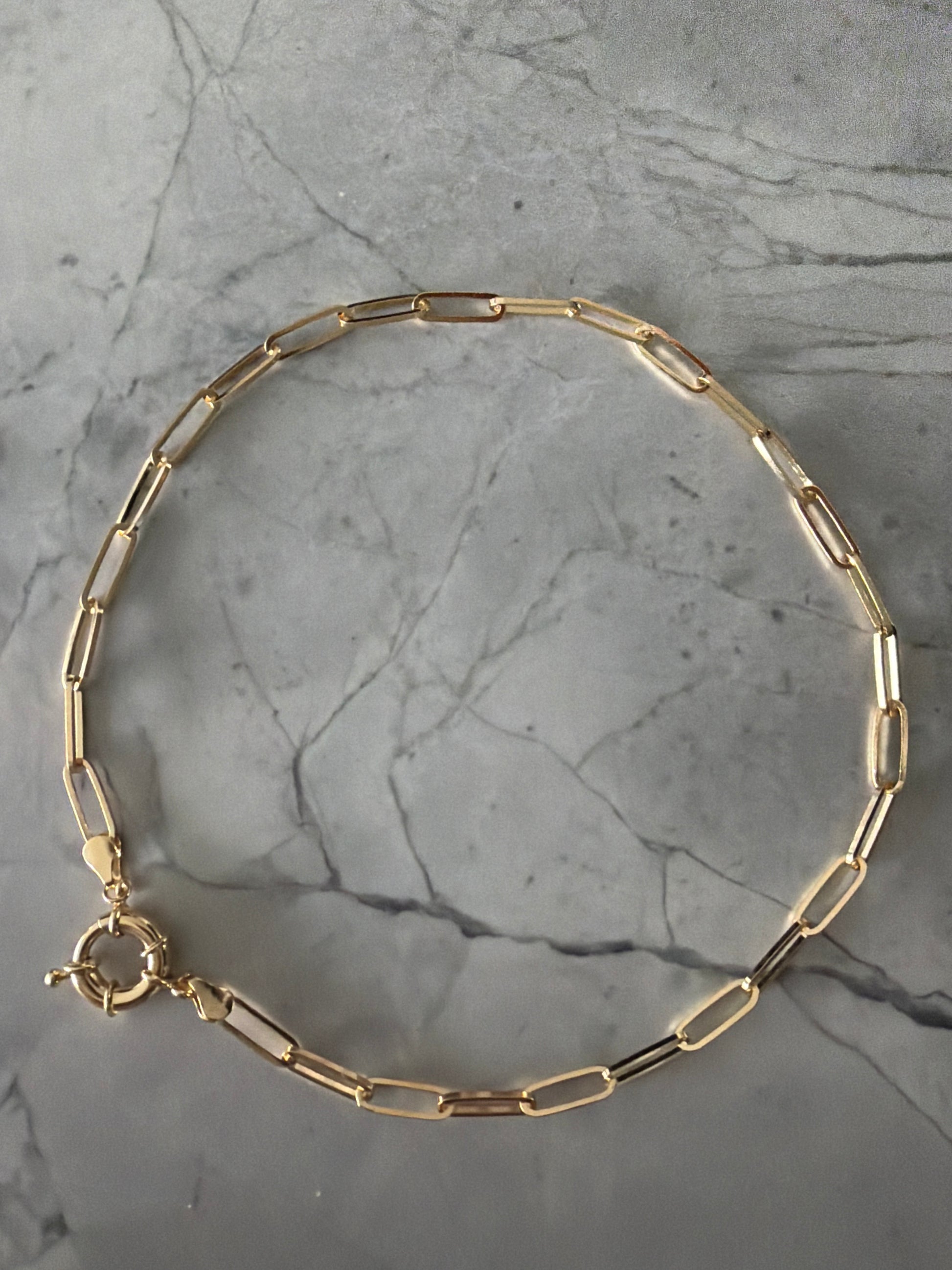 Jacqueline Lee Jewellery | Anna Paperclips Necklace 18k Gold Filled