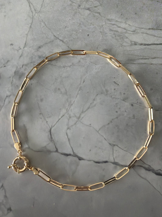 Jacqueline Lee Jewellery | Anna Paperclips Necklace 18k Gold Filled
