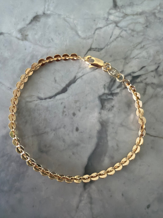 Wearable Art 4D bracelet 18k Gold-Filled sample sale