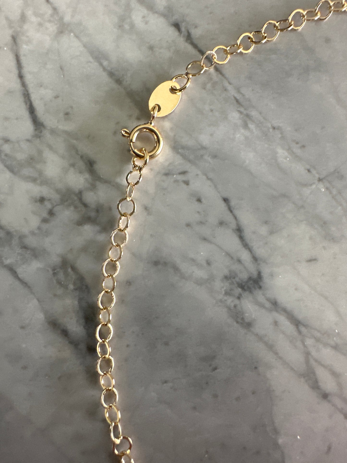Round Simple Chain Necklace Gold
