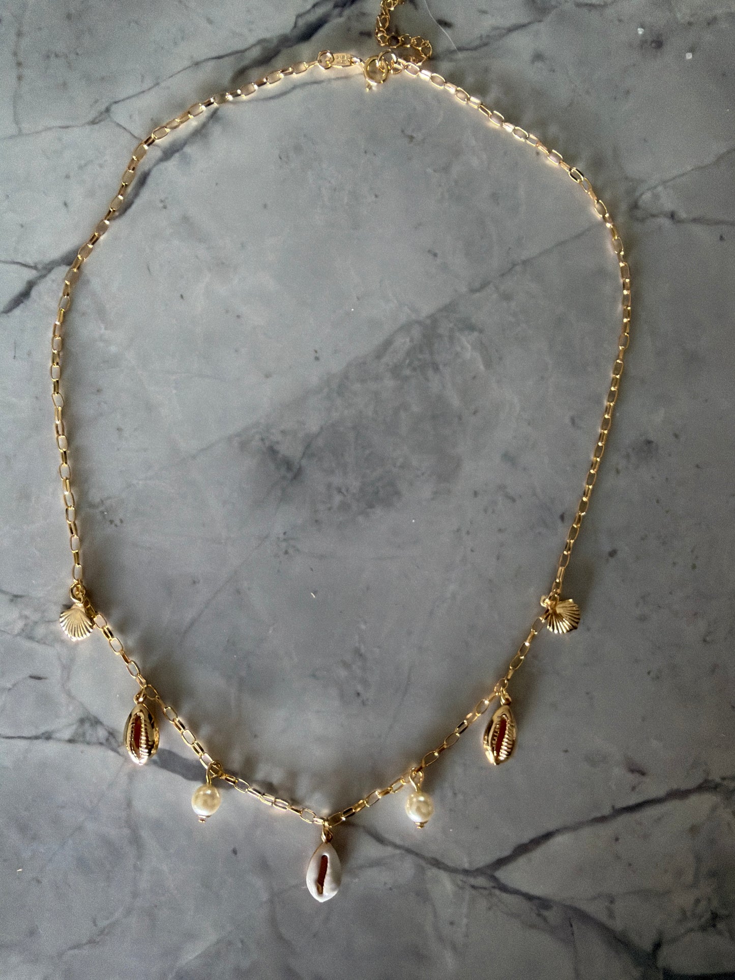 Olly necklace 18k gold filled sample sale