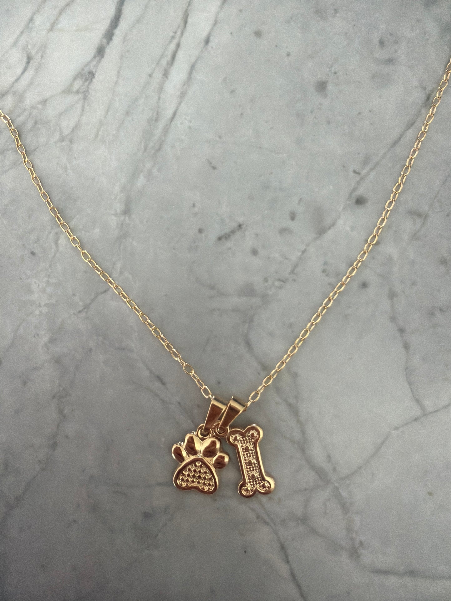 Paw Dogo Love Necklace  18K Gold-Filled SAMPLE SALE