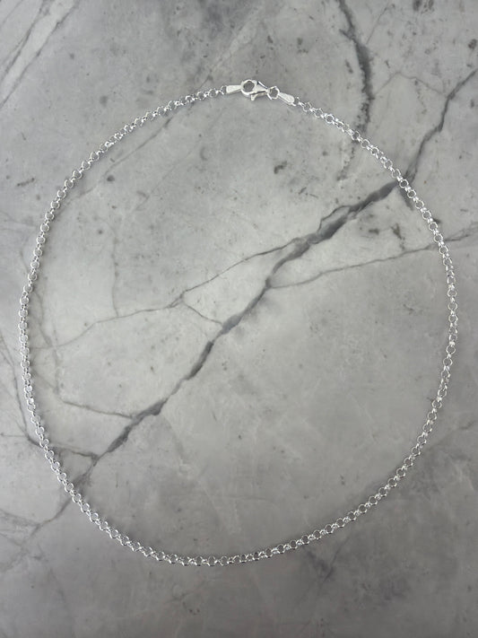 Naomi Rolo Chain Necklace | Sterling-Silver