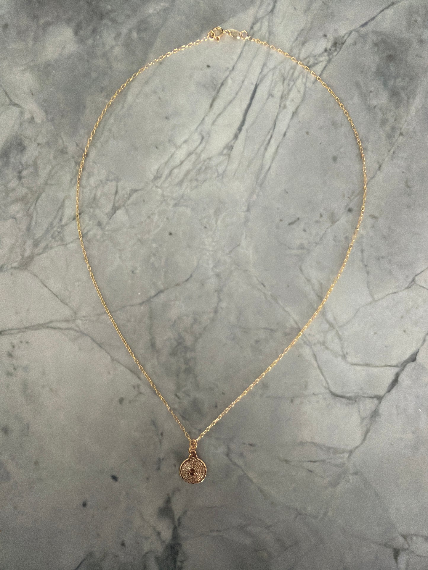 Solstice Pendant Necklace | 18k Gold-Filled