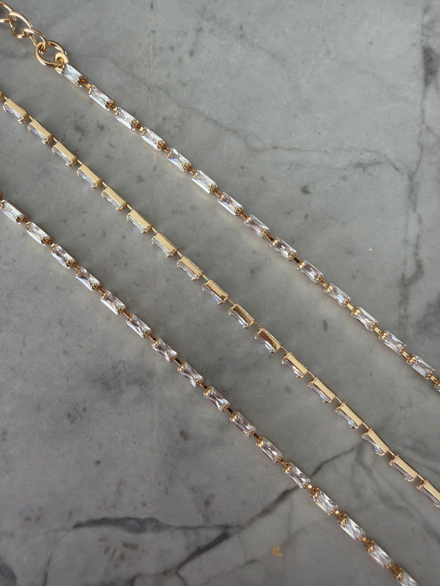 Izzy Dainty Tennis Bracelet | 18k Gold-Filled