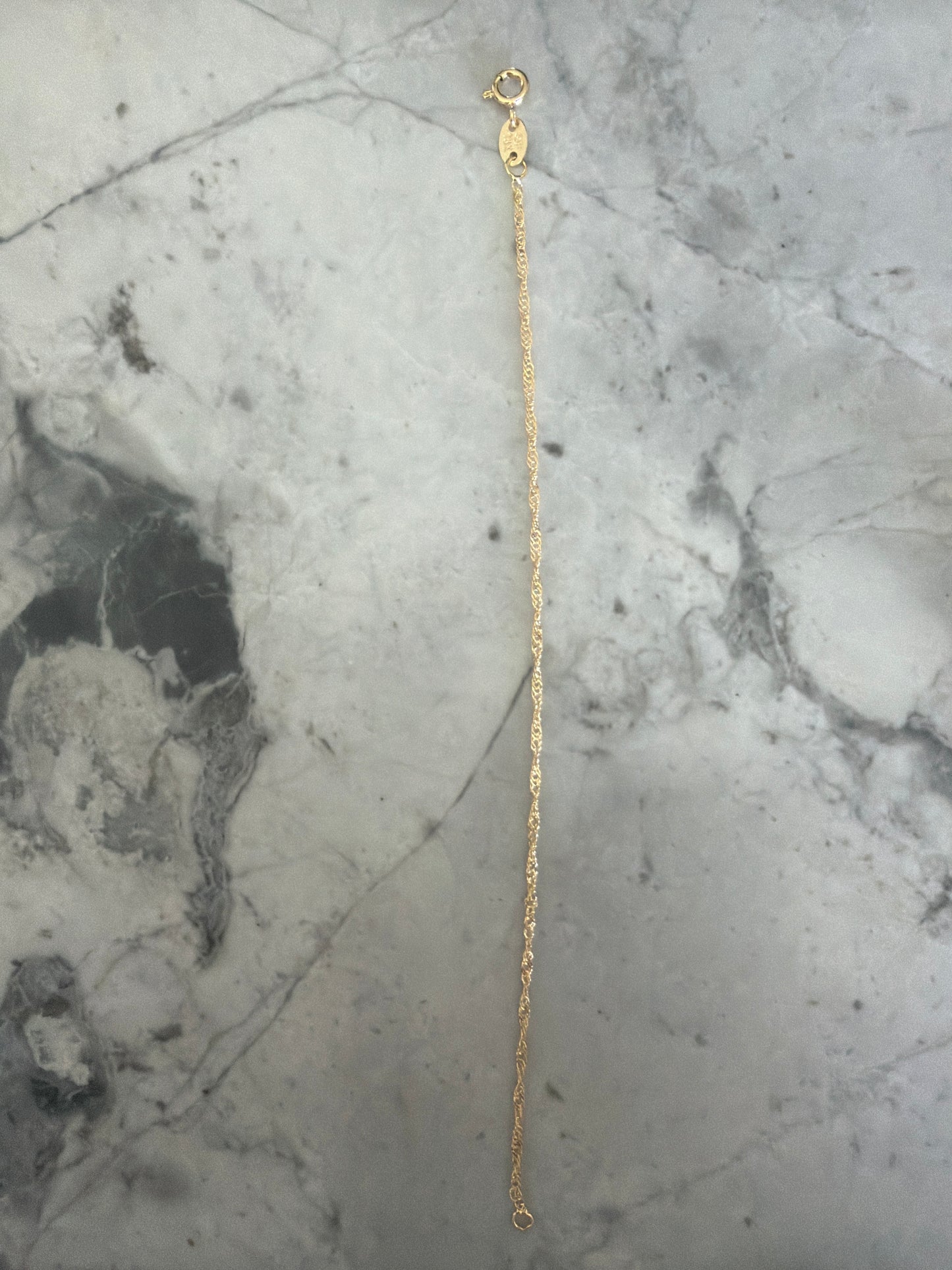 Dainty Twist Chain Bracelet