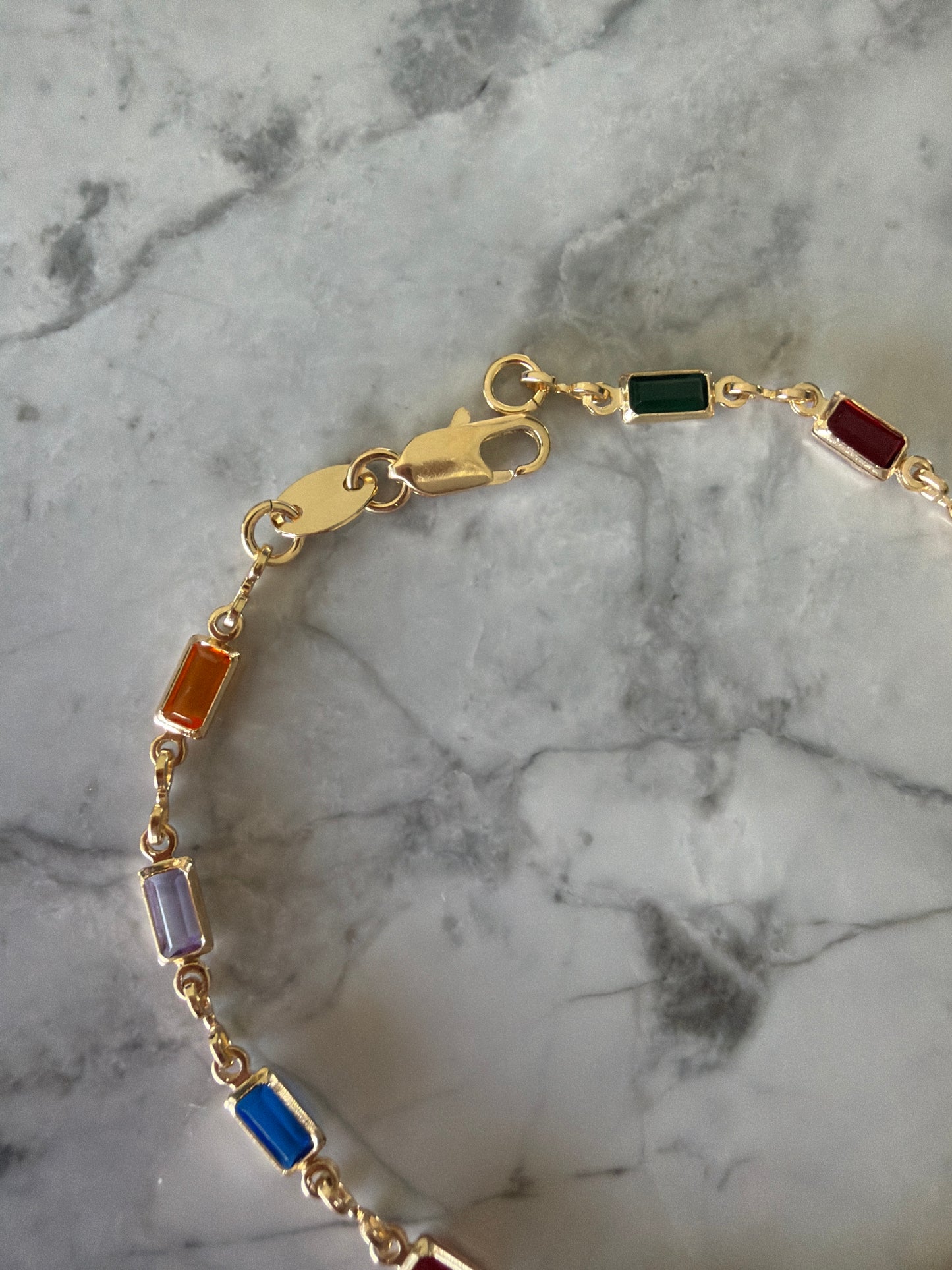 Natalie Art Deco Gem Bracelet