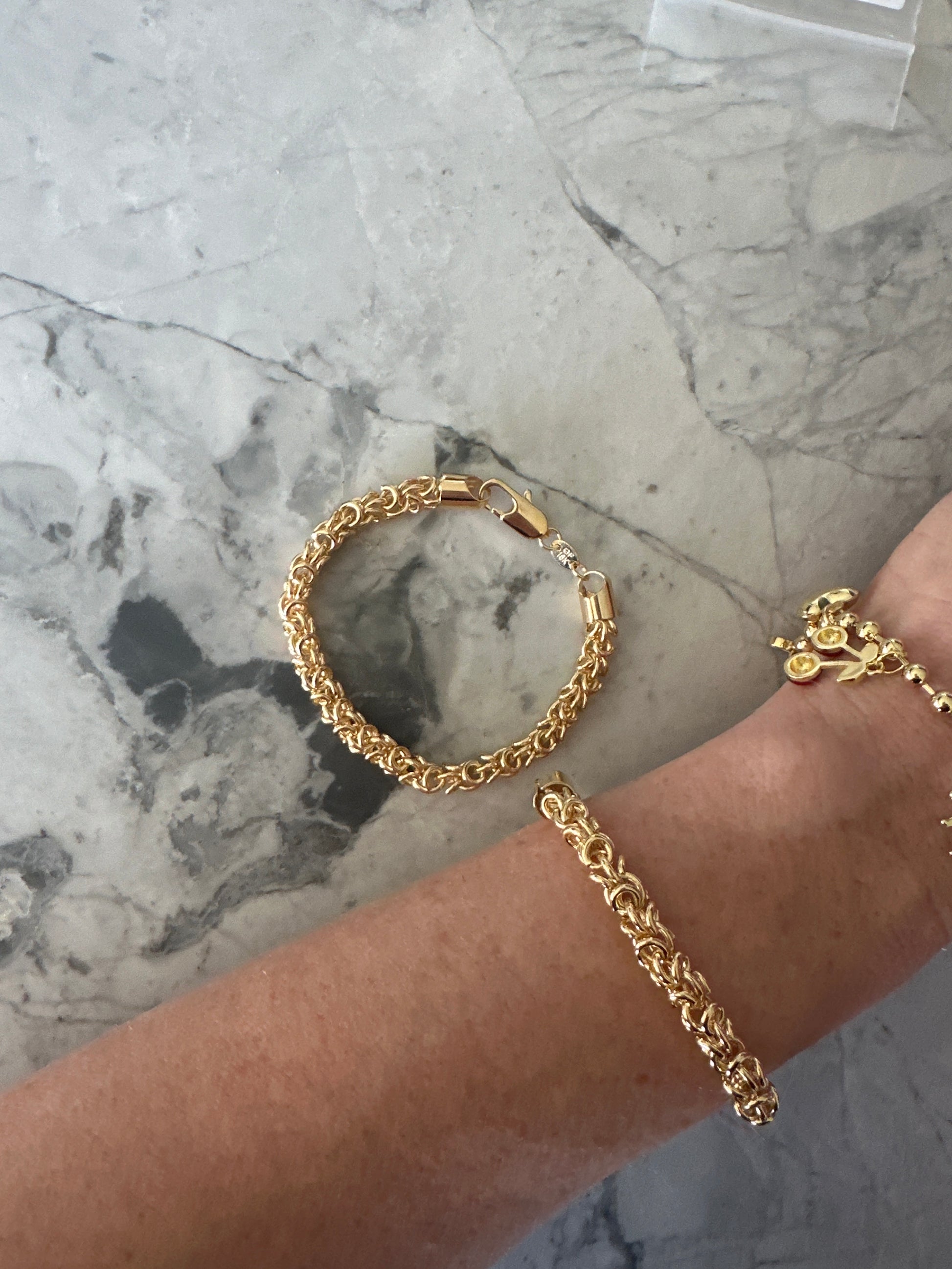 Jacqueline Lee Jewellery | Chunky Knotted Link 18k GoldFilled Bracelet