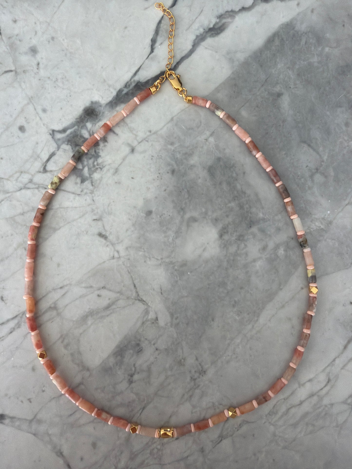 Jacqueline Lee Jewellery | Coral Gem Bead Necklace