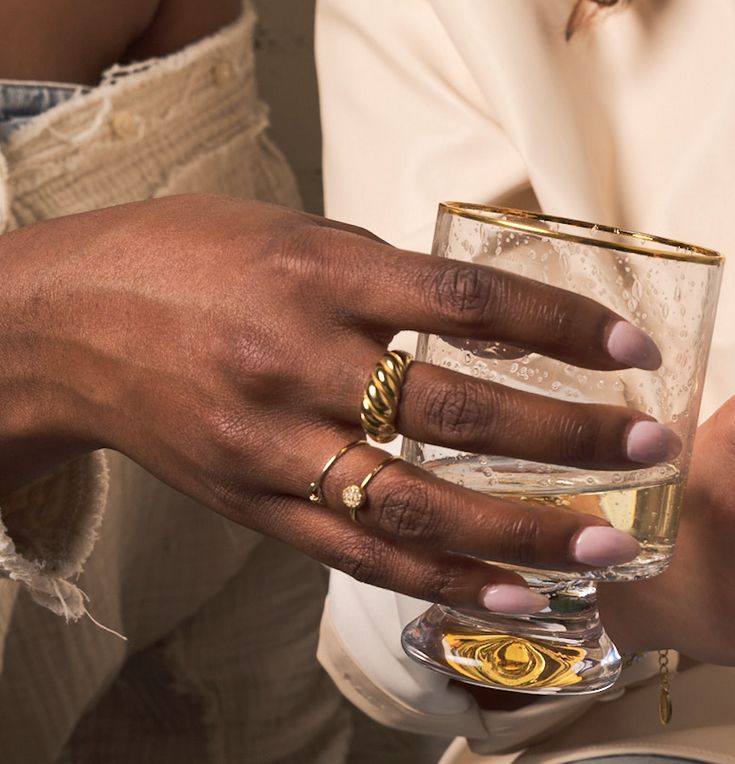 Croissant Gold-filled Statement Ring