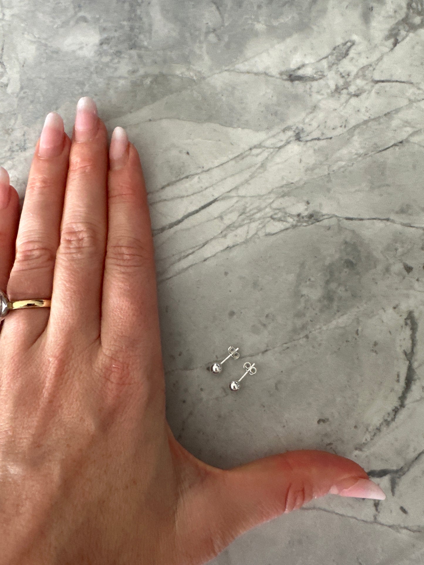 Small Ball Studs Silver