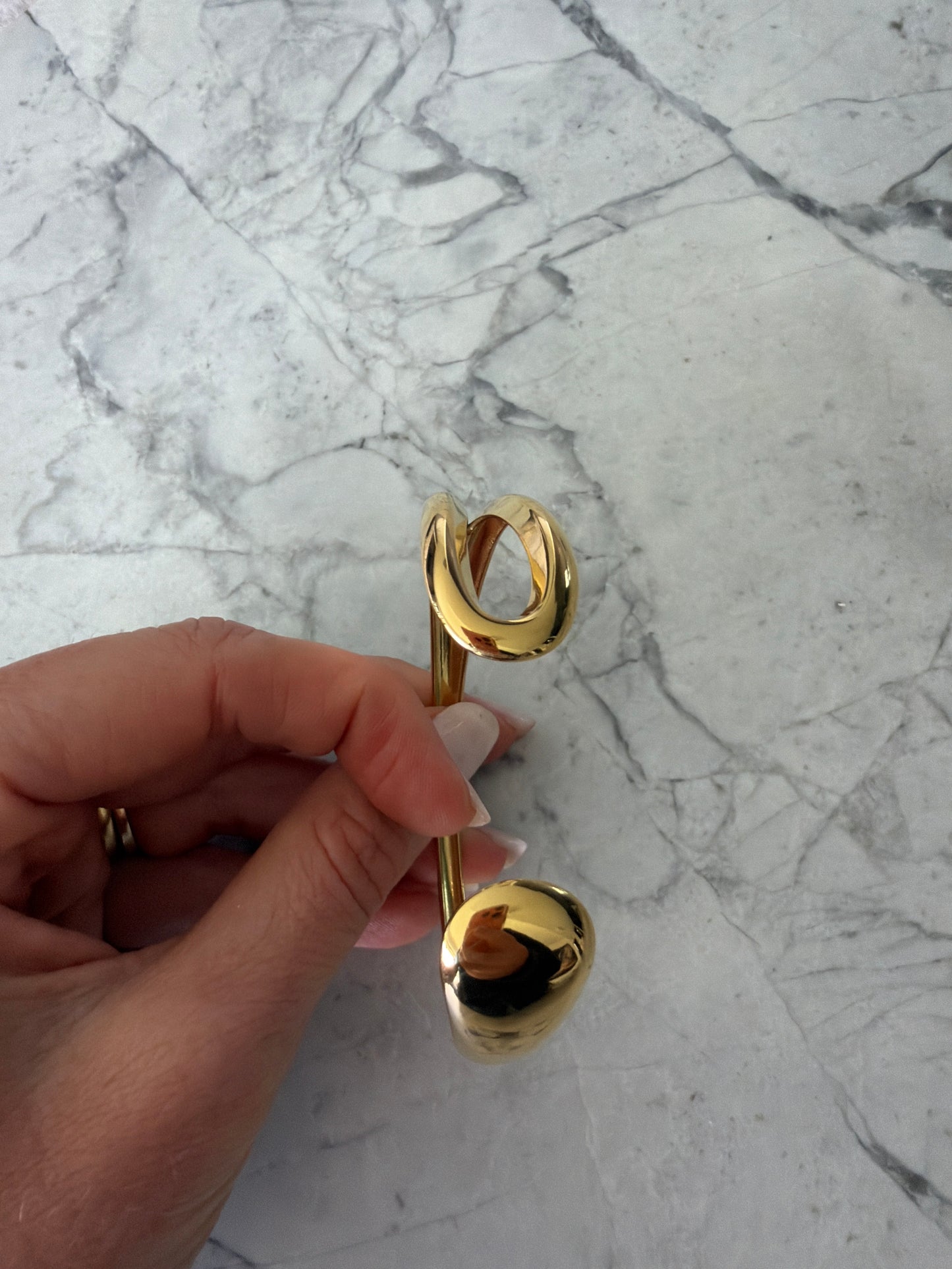 Adjustable Waterproof Timeless 18k Gold Cuff