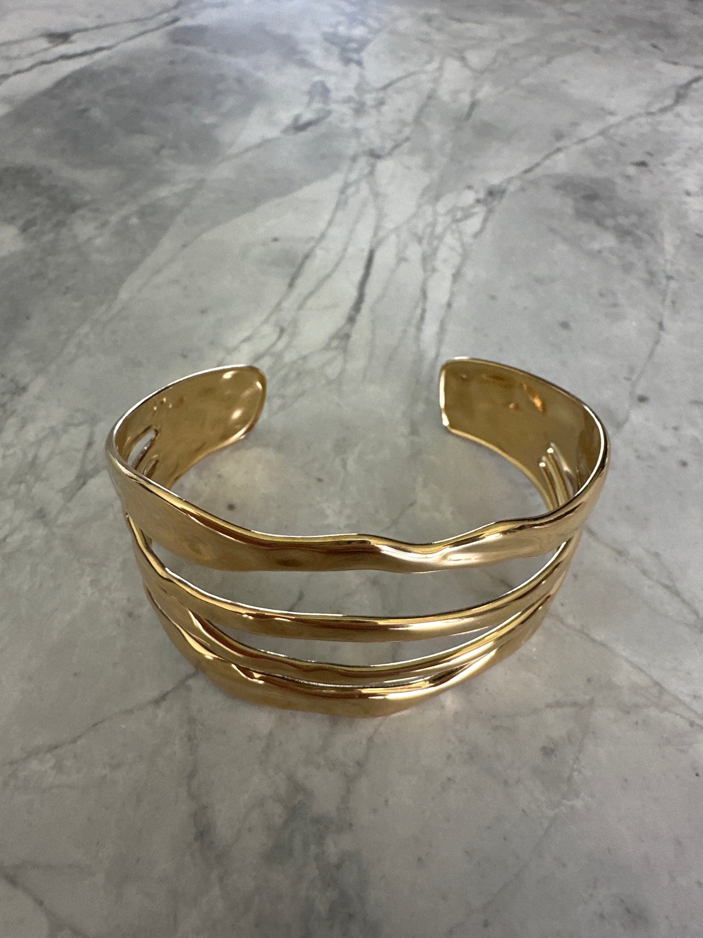 Mae Bold & Spirited Cuff | 18k Gold-Coated