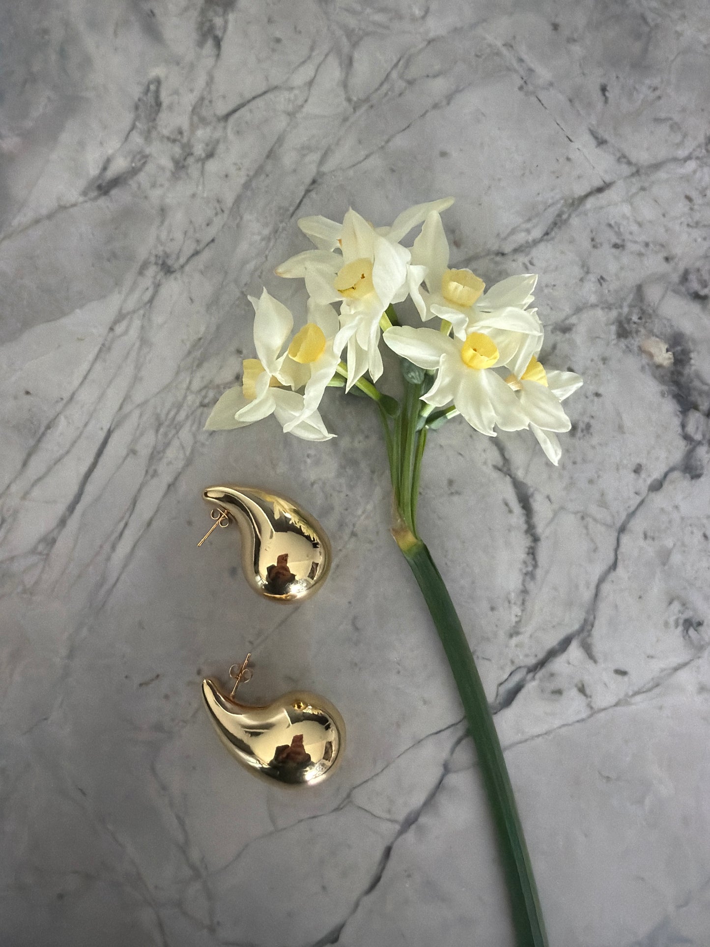 Hailey Large Statement Teardrop Earrings | 18k Gold-Filled