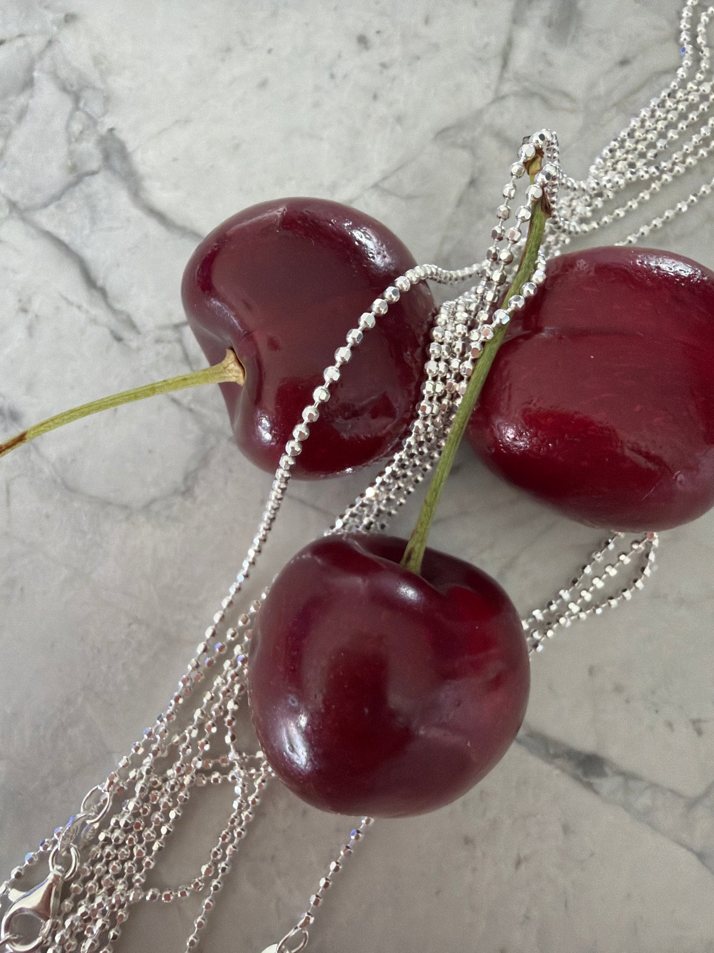 Sterling Silver Tiny Bead Necklace (archive sale)