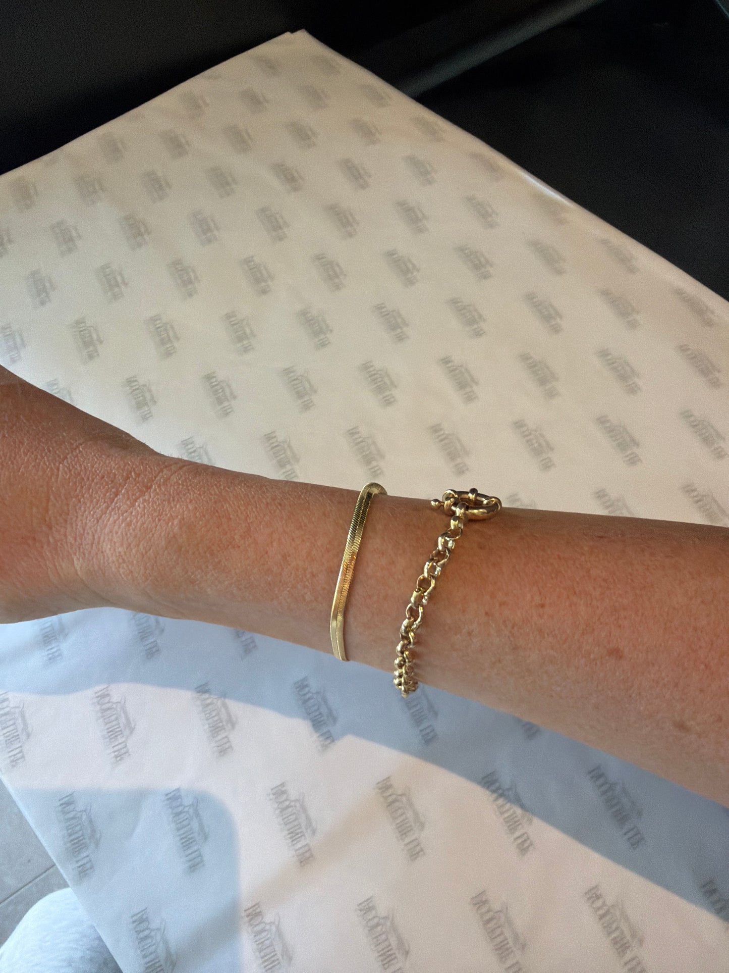 Erin Rolo Chain Bracelet Gold