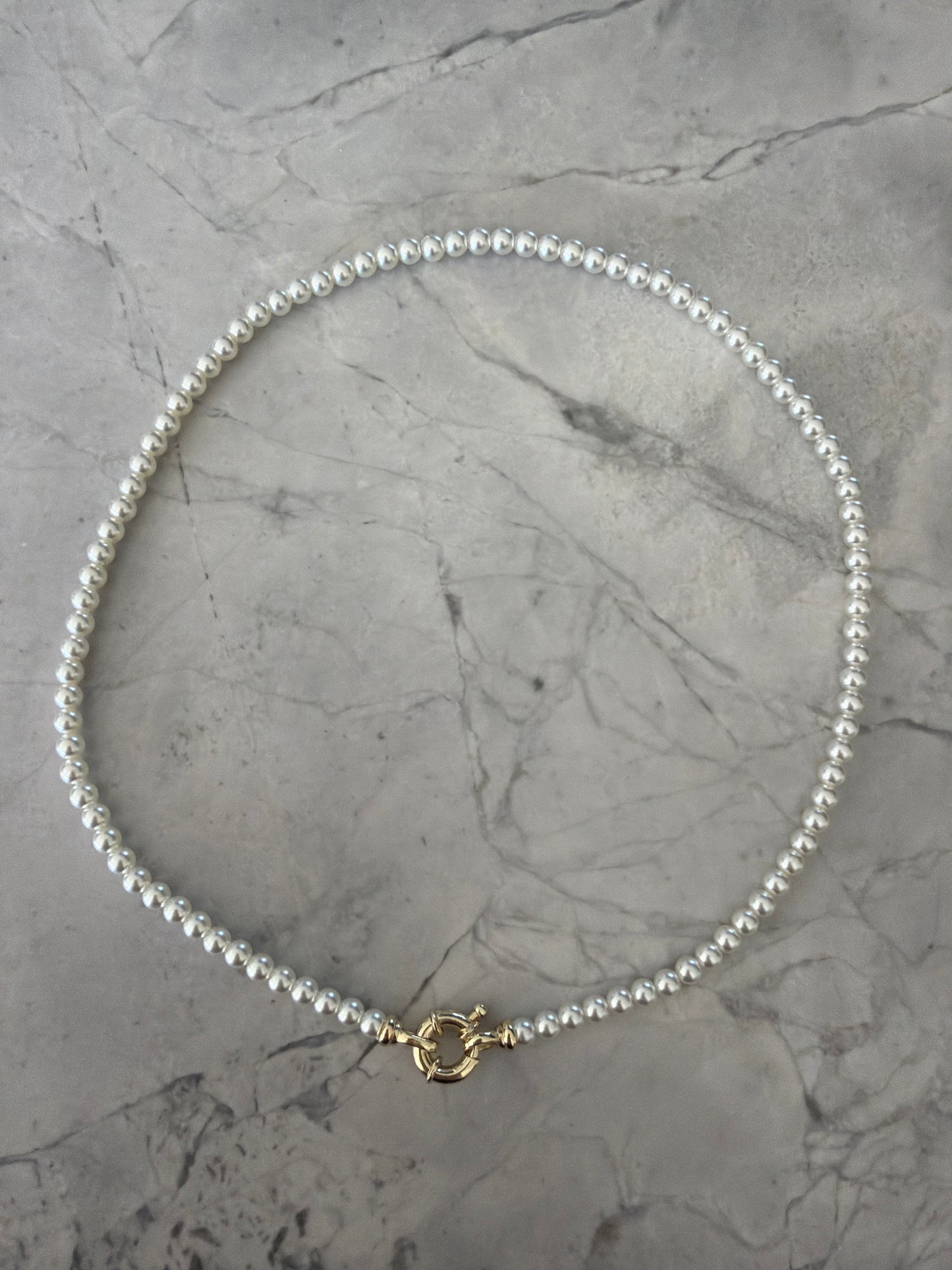 Iris Mallorca Pearl Necklace | 18k Gold-Filled