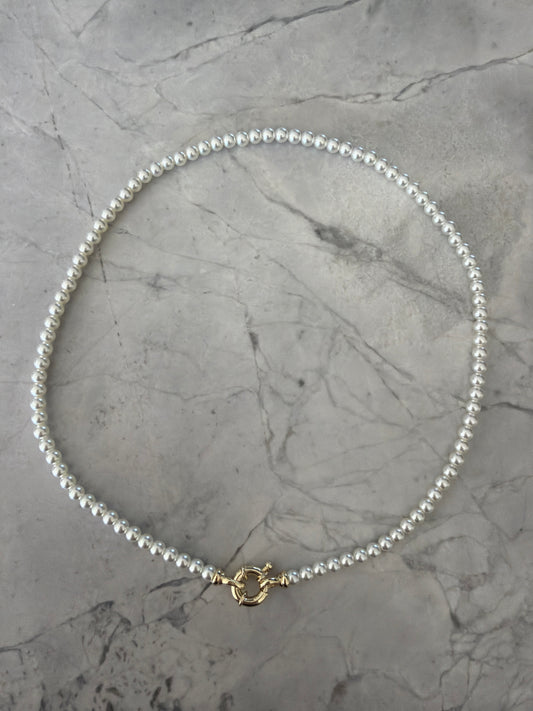 Iris Mallorca Pearl Necklace | 18k Gold-Filled