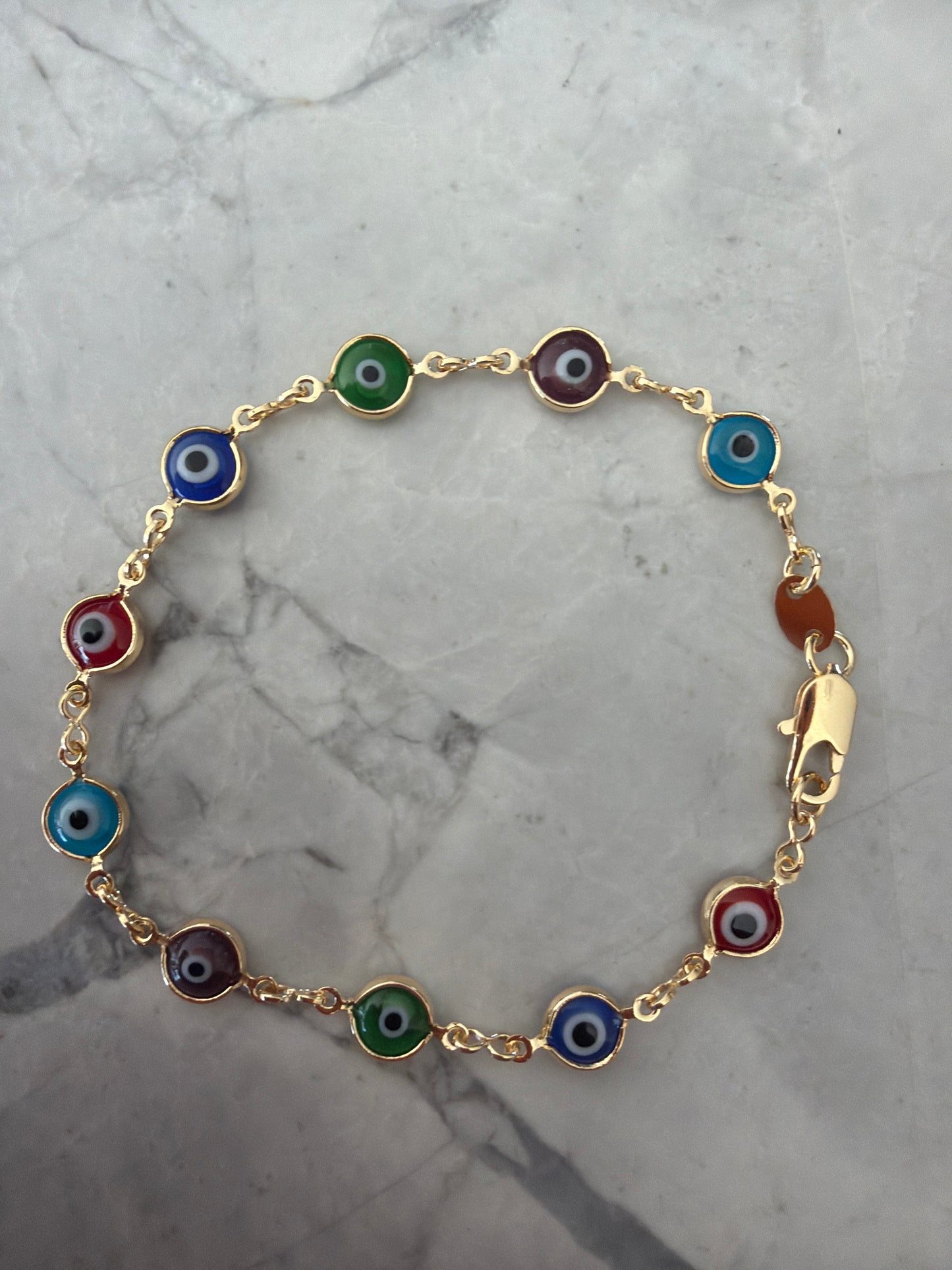 Evil Eye Gold Bracelet | 18k Gold-Filled