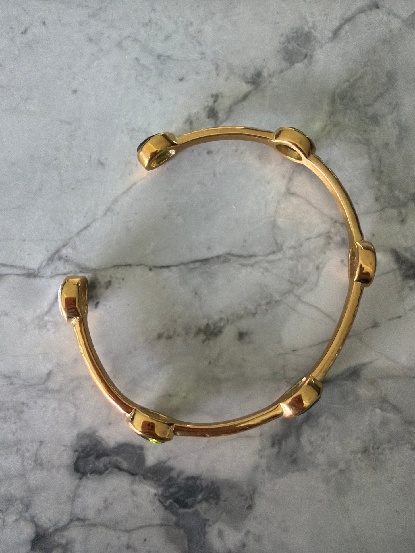 Green gem cuff PRE ORDER