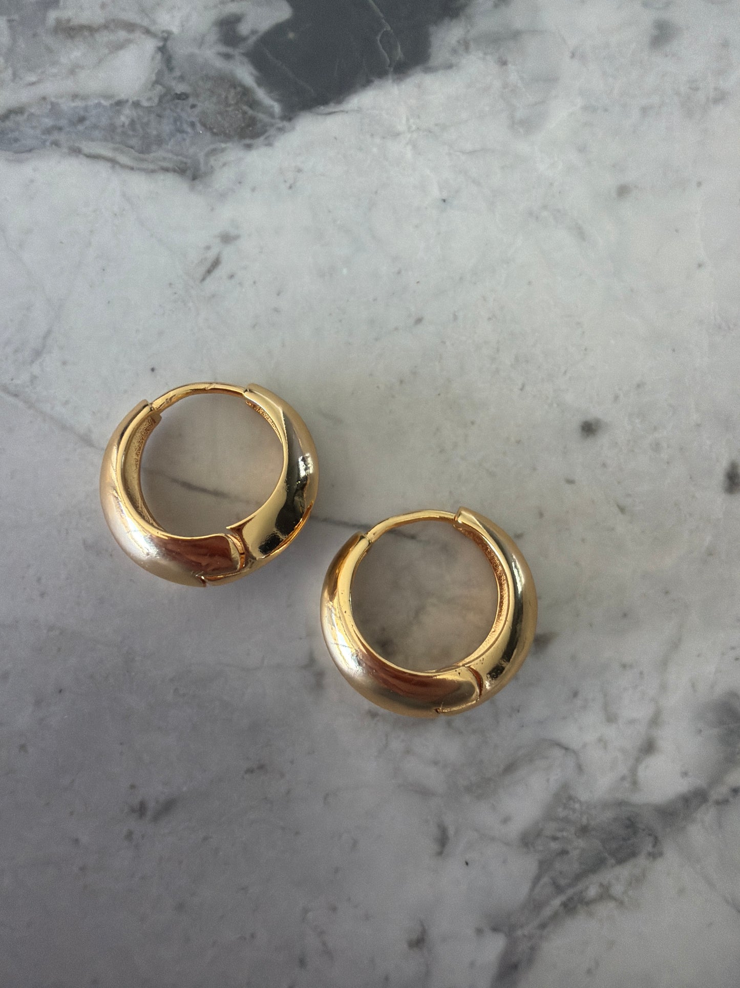 Everyday Chunkish Hypoallergenic Hoops | 18k Gold-filled