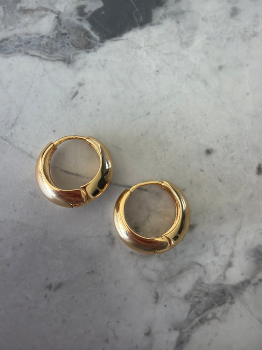 Everyday Chunkish Hypoallergenic Hoops | 18k Gold-filled