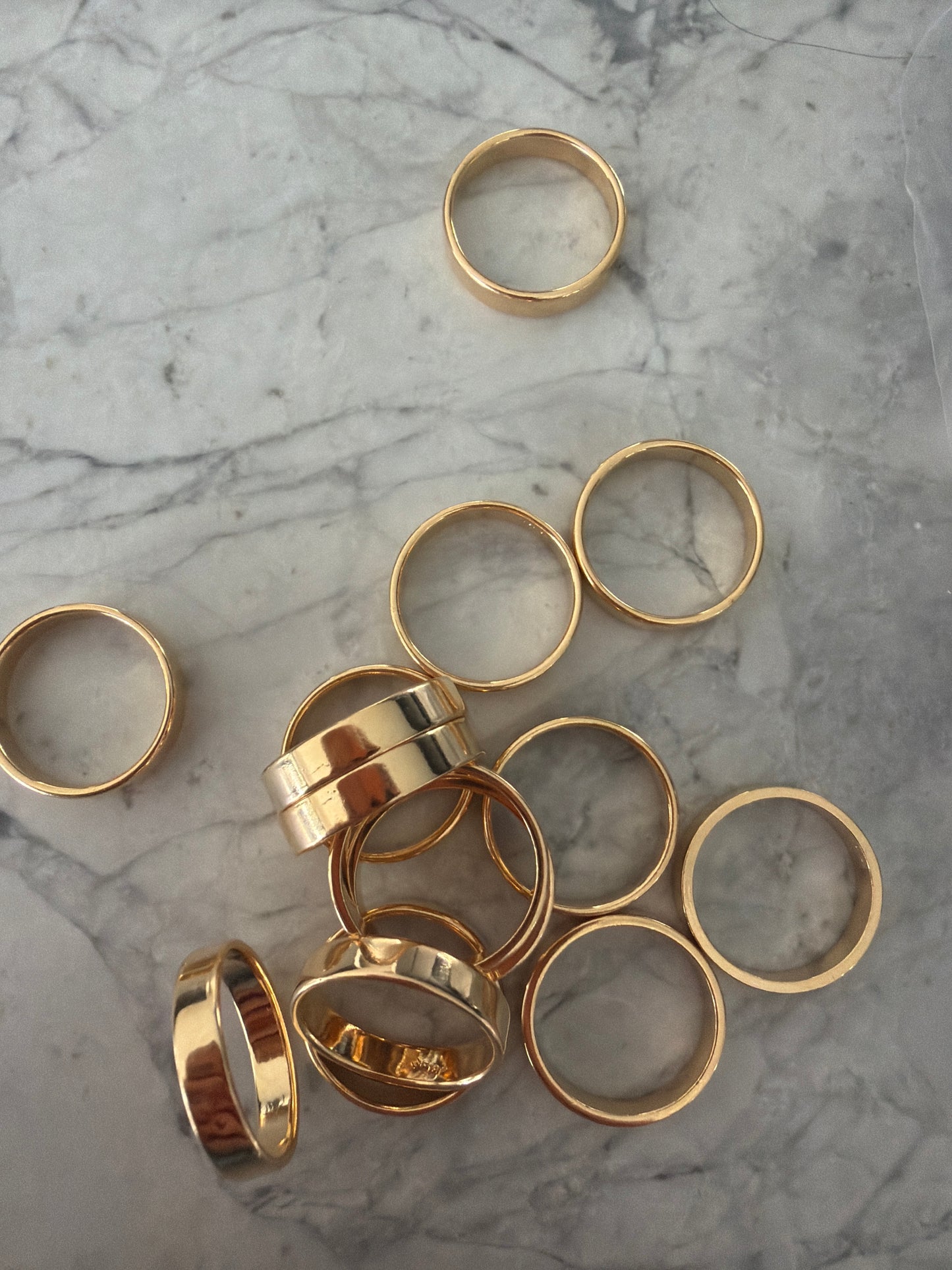 Sunny Wide Band Pinky Ring | 18k Gold-Filled