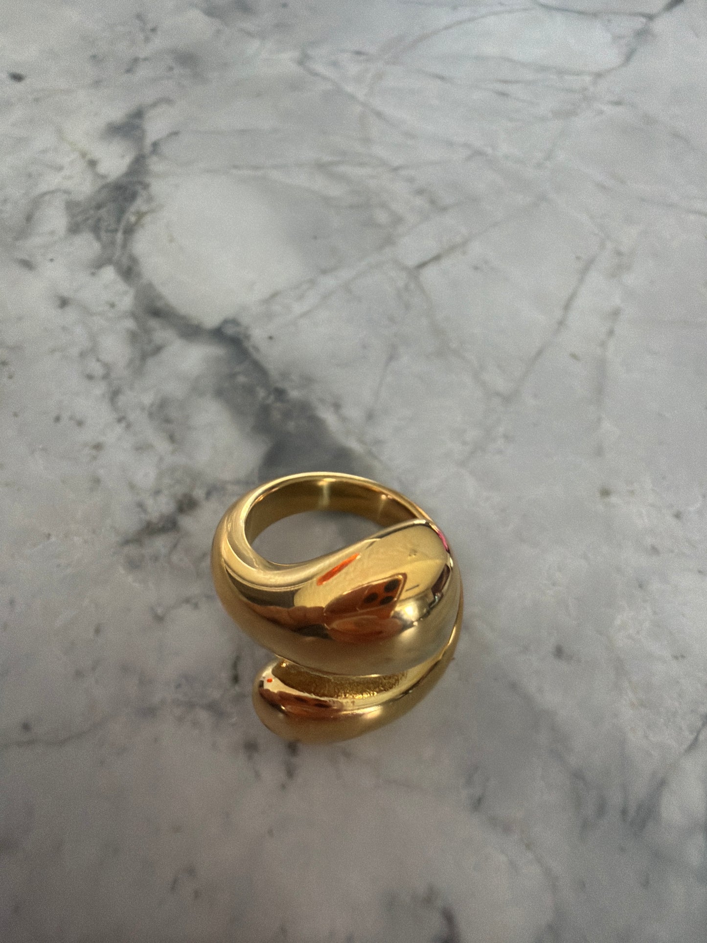 Charlie Statement Chunky Ring Gold