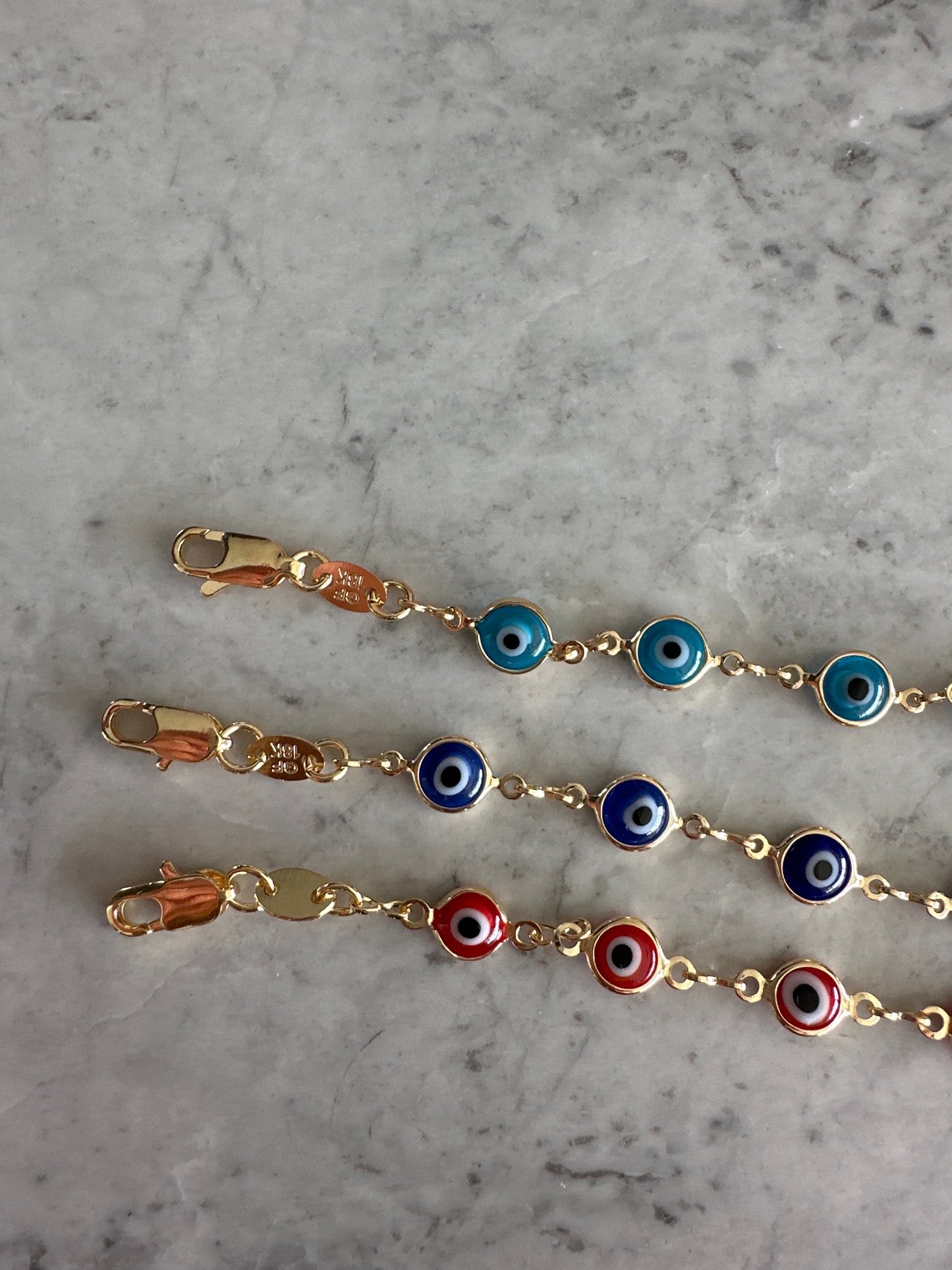 Evil Eye Gold Bracelet