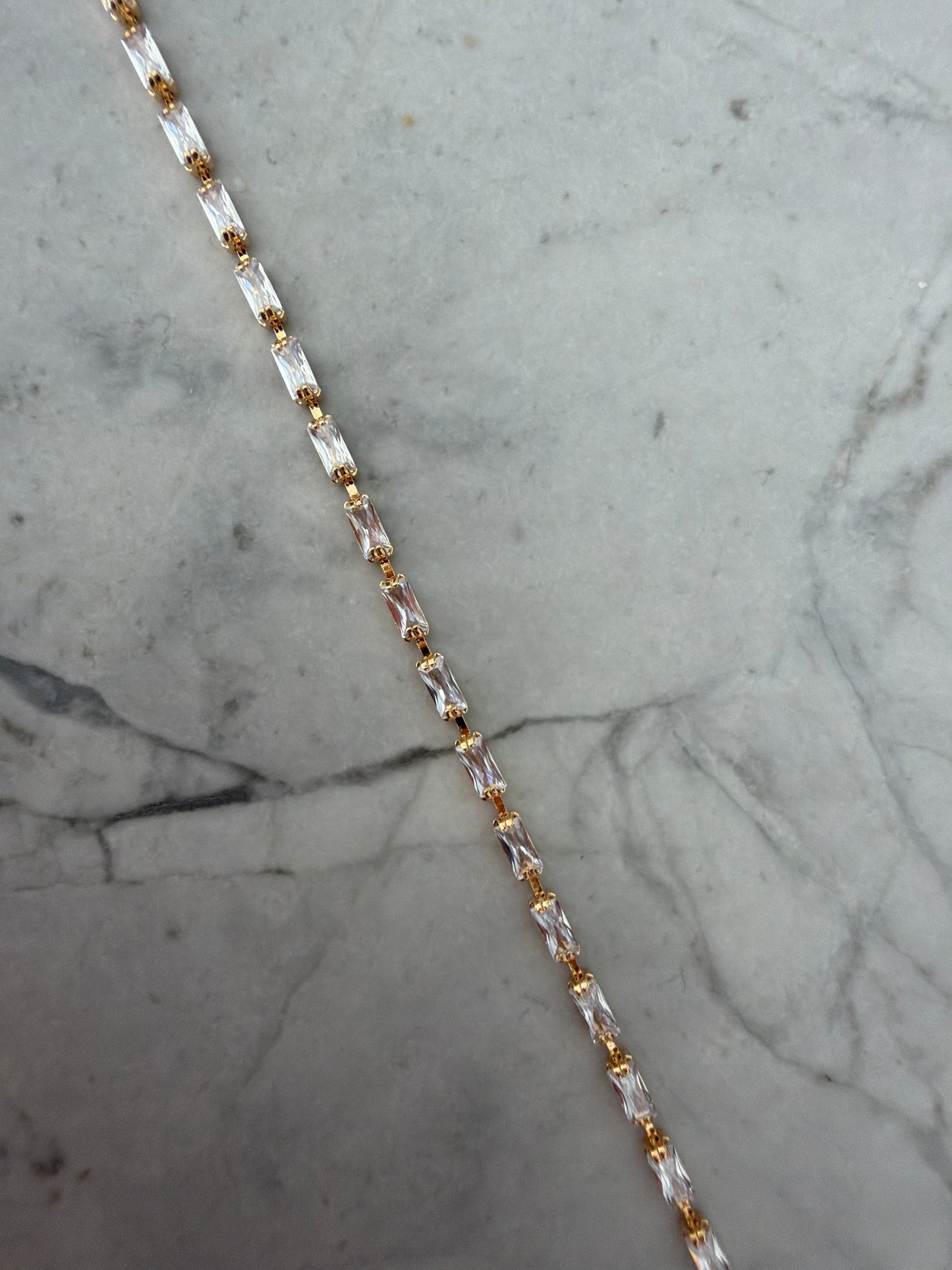 Izzy Dainty Tennis Bracelet | 18k Gold-Filled