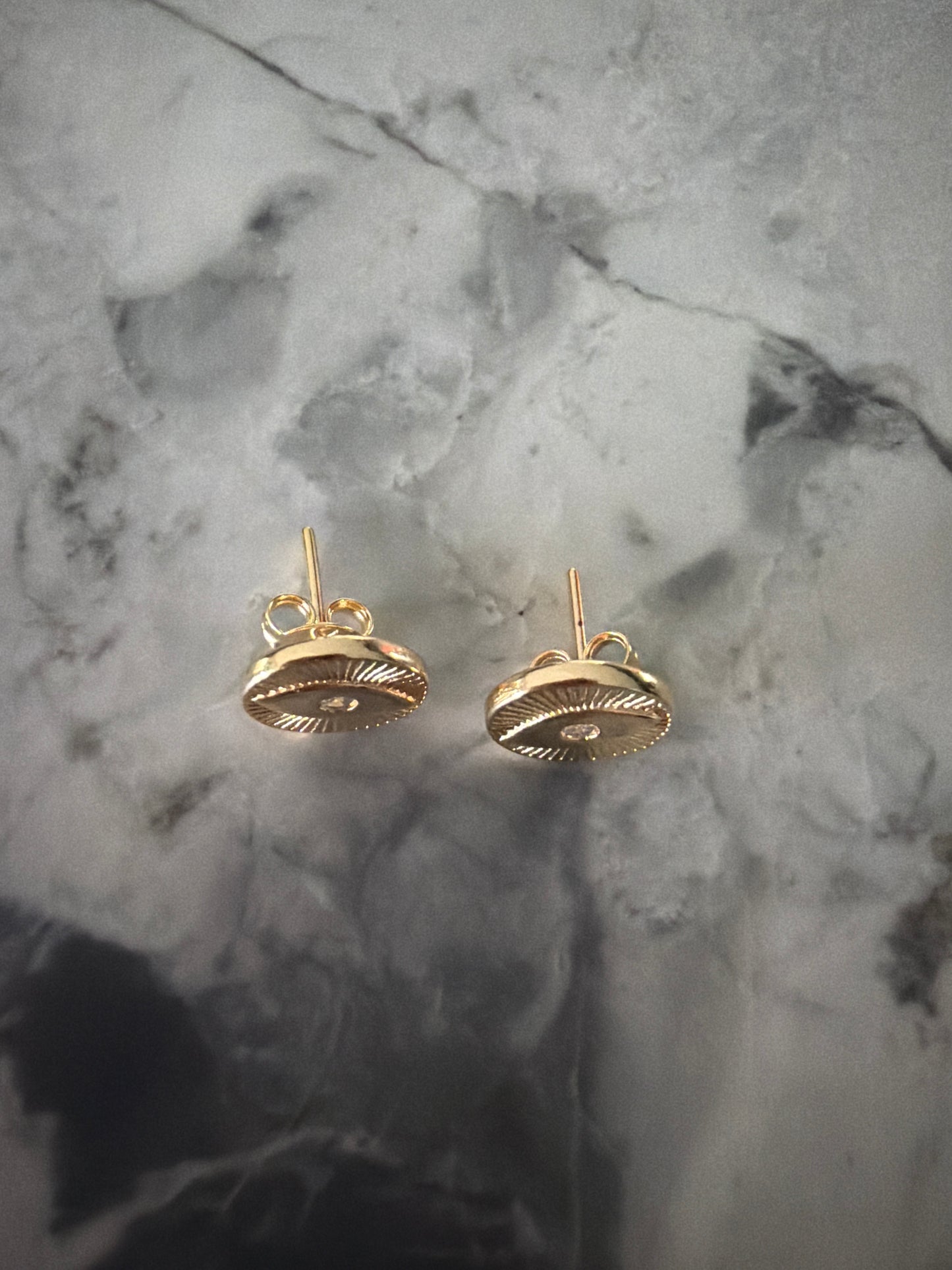 Jacqueline Lee Jewellery | Evil Eye Studs 18k Gold Filled