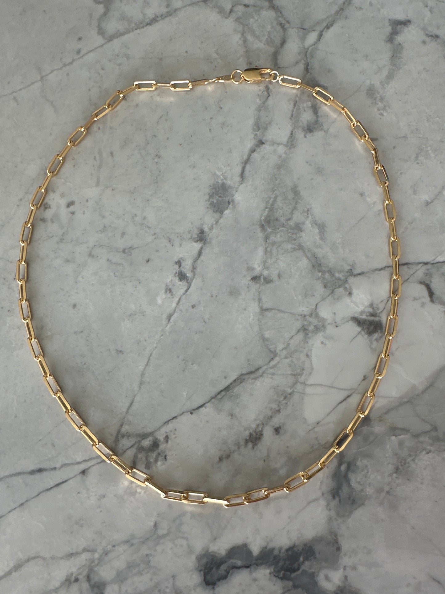 Rae Stackable Paperclip Links Necklace