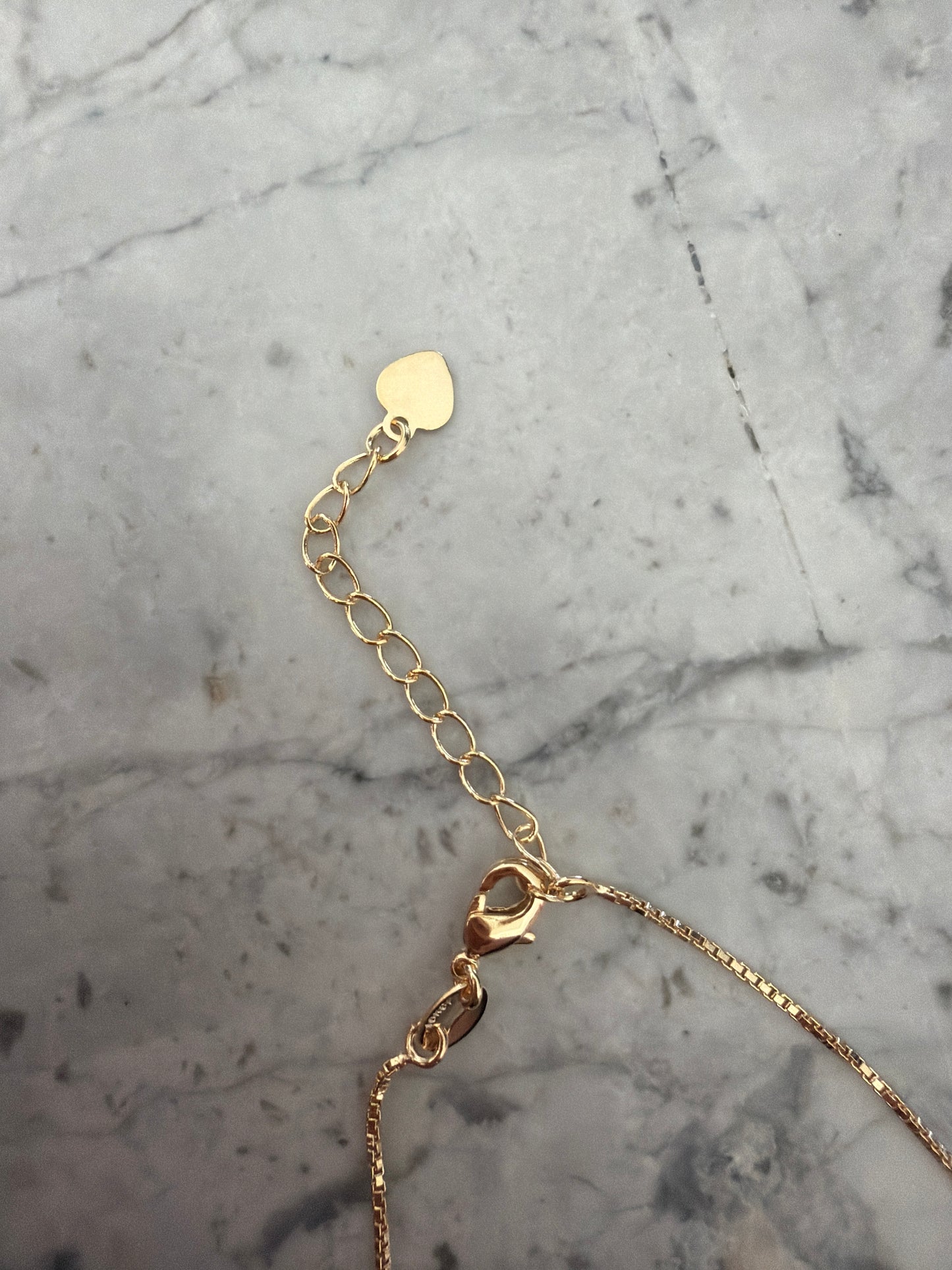 Star of David Rectangle Pendant Necklace 18k gold filled