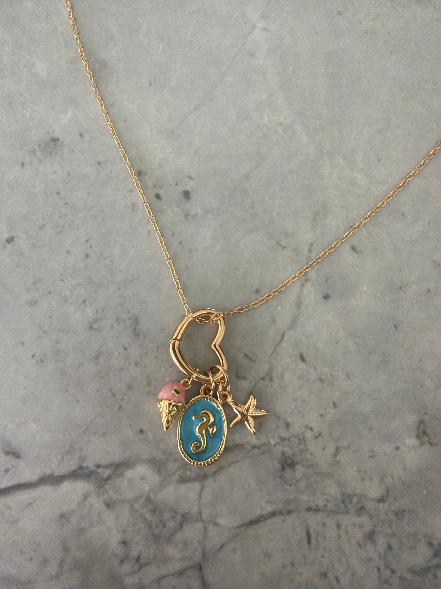 Custom Whimsy Charm Necklace | 18k Gold Filled