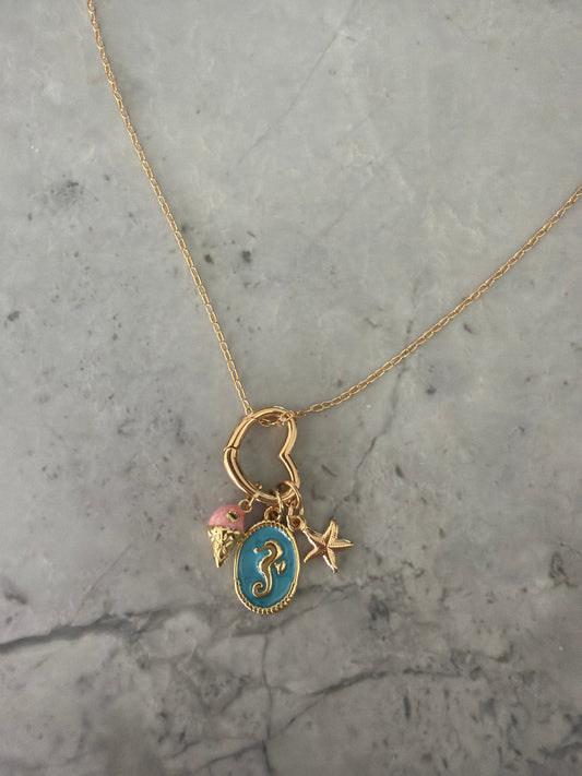 Custom Vaccay Whimsy Charm Necklace | 18k Gold Filled