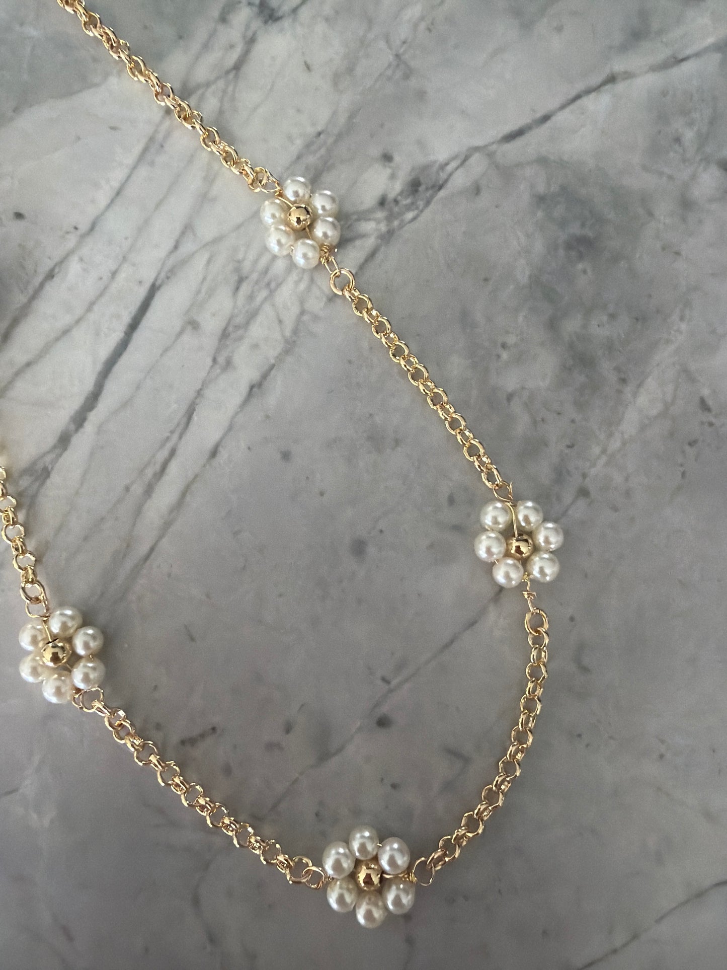 Jacqueline Lee Jewellery | Flower 18k Gold Filled Necklace