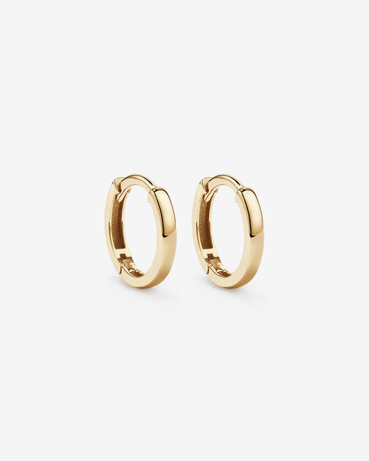 9k solid gold dainty Huggies