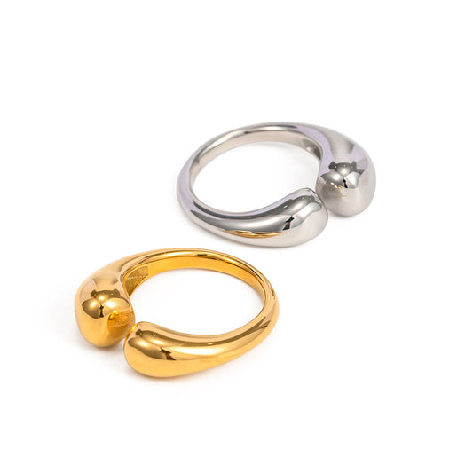 Isla Chunky Irregular Open Ring | Gold/Silver - PRE ORDER