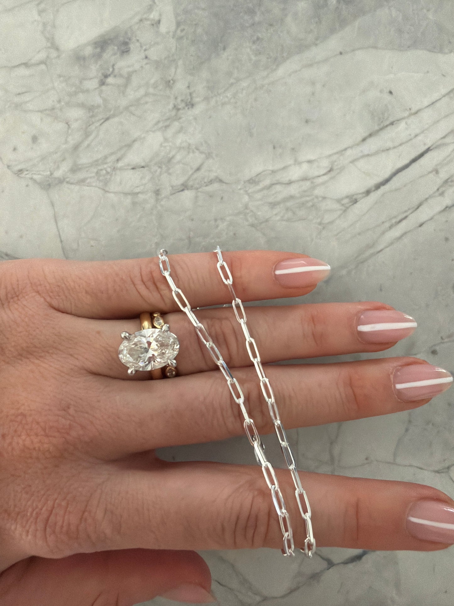 Penny Dainty Paperclip Stackable Necklace | 18k Gold-Filled / Sterling-Silver - Sale