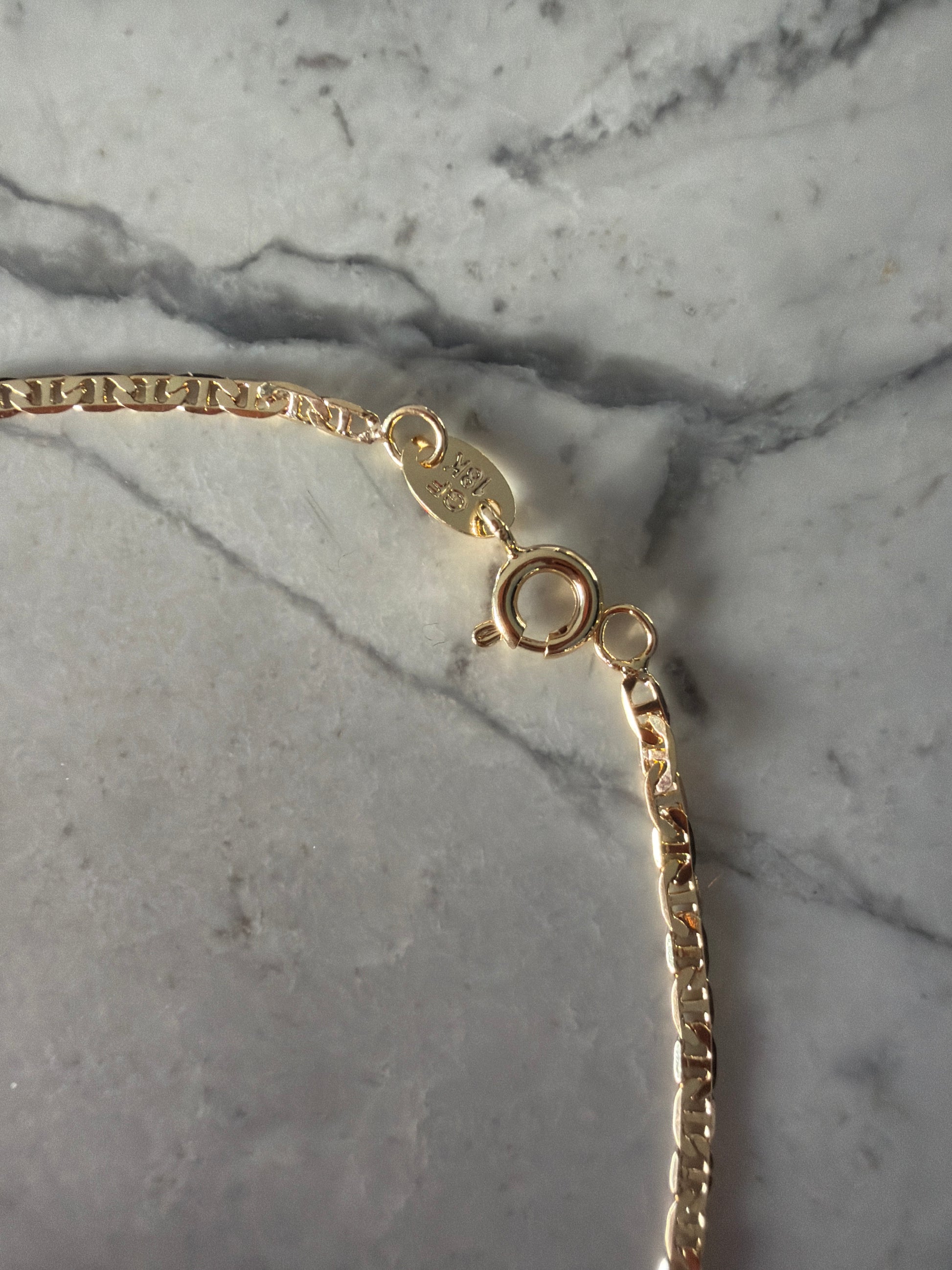 Jacqueline Lee Jewellery |  Italian links 18k gold filled anklet