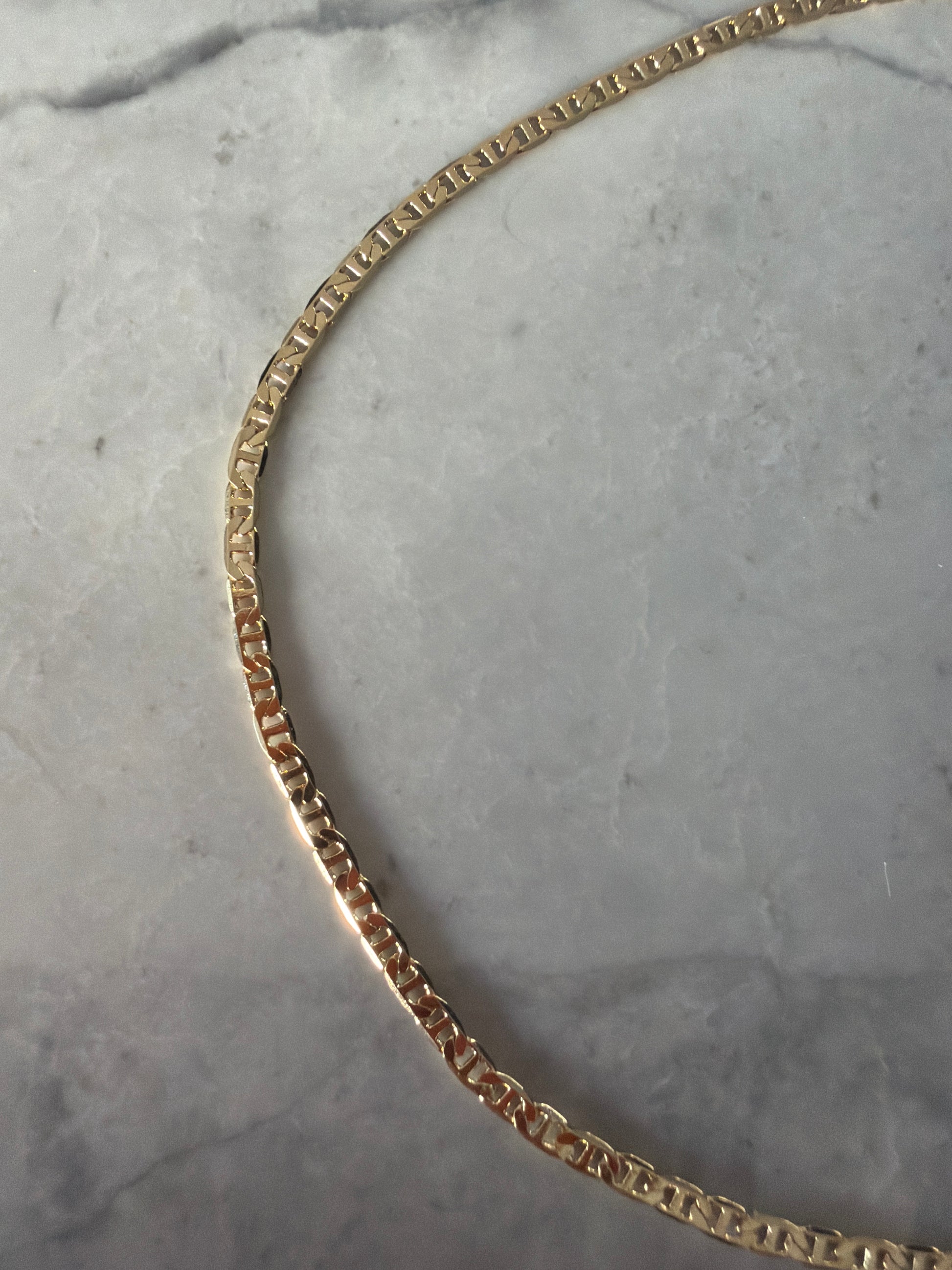 Jacqueline Lee Jewellery |  Italian links 18k gold filled anklet