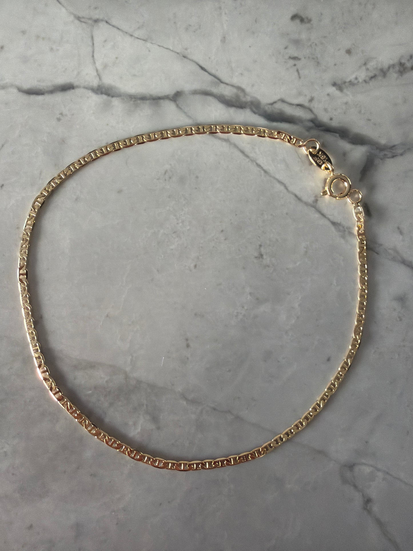 Jacqueline Lee Jewellery |  Italian links 18k gold filled anklet