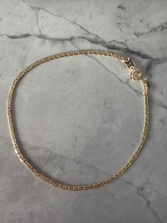Jacqueline Lee Jewellery |  Italian links 18k gold filled anklet