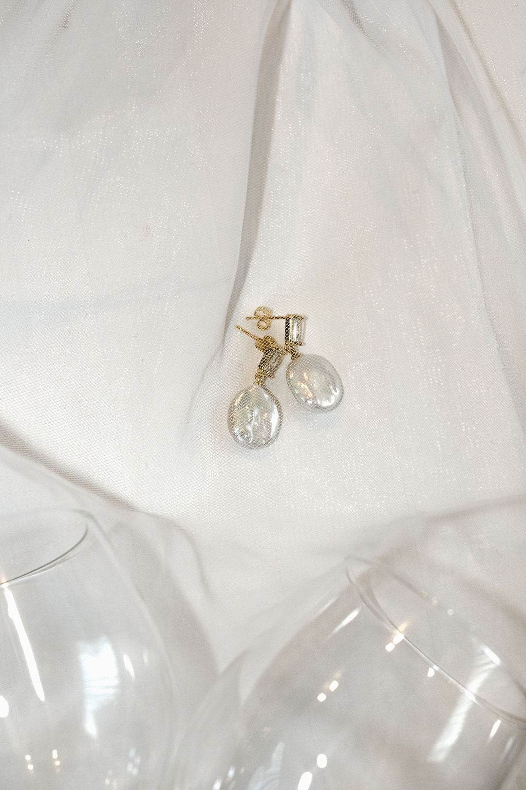 Bridal Whimsy Pearl Earrings