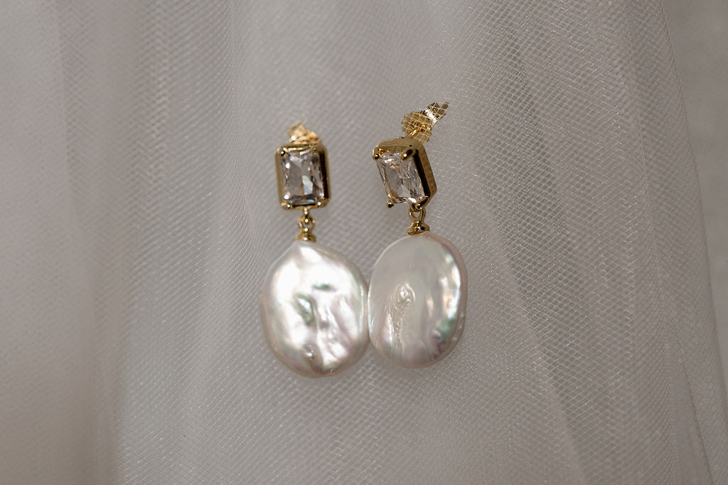Bridal Whimsy Pearl Earrings